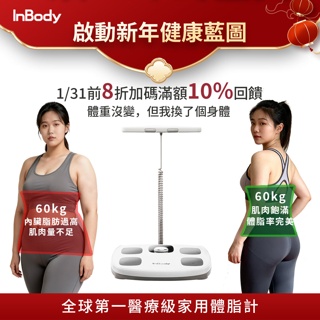 🧧1/31前限時省$700🧧 InBody Dial H30 - 家用版藍芽體脂計- 身體組成