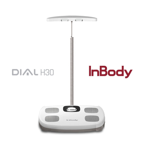 InBody Dial H30NWi White - Home Version Bluetooth Body Fat Meter - Body Composition Measurement